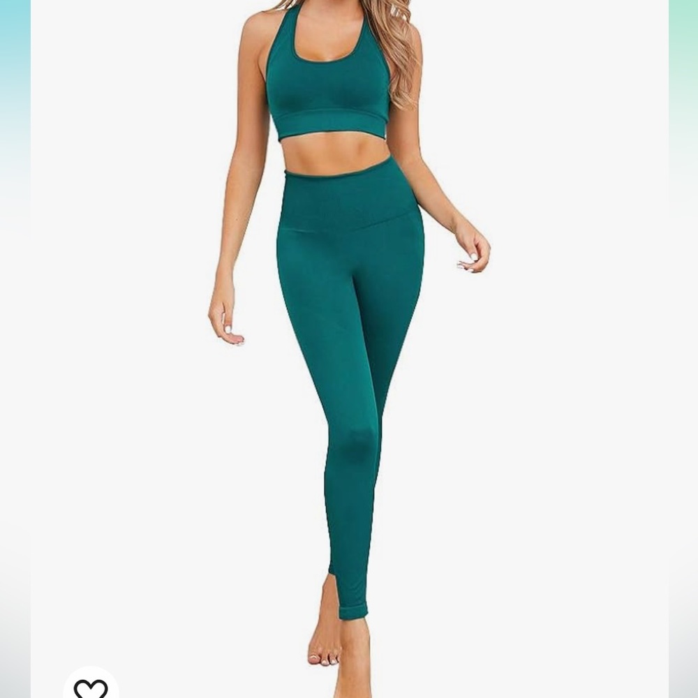 Teal Green Yoga set